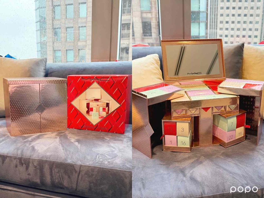 MAC極光薄荷聖誕彩妝太時髦！小紅書爆火「晶透唇油棒」、經典泰迪唇彩組，2025聖誕倒數月曆正貨滿滿、萬元有找！-17