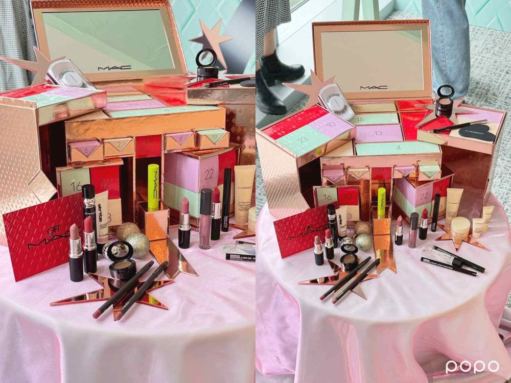 MAC極光薄荷聖誕彩妝太時髦！小紅書爆火「晶透唇油棒」、經典泰迪唇彩組，2025聖誕倒數月曆正貨滿滿、萬元有找！-18