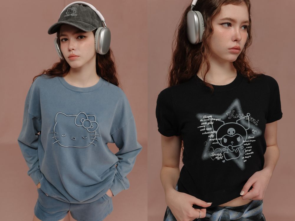 AIR SPACE三麗鷗冬季聯名來搶錢啦！Kitty、酷洛米「抱枕、毛衣」可愛到心臟受不了！-3