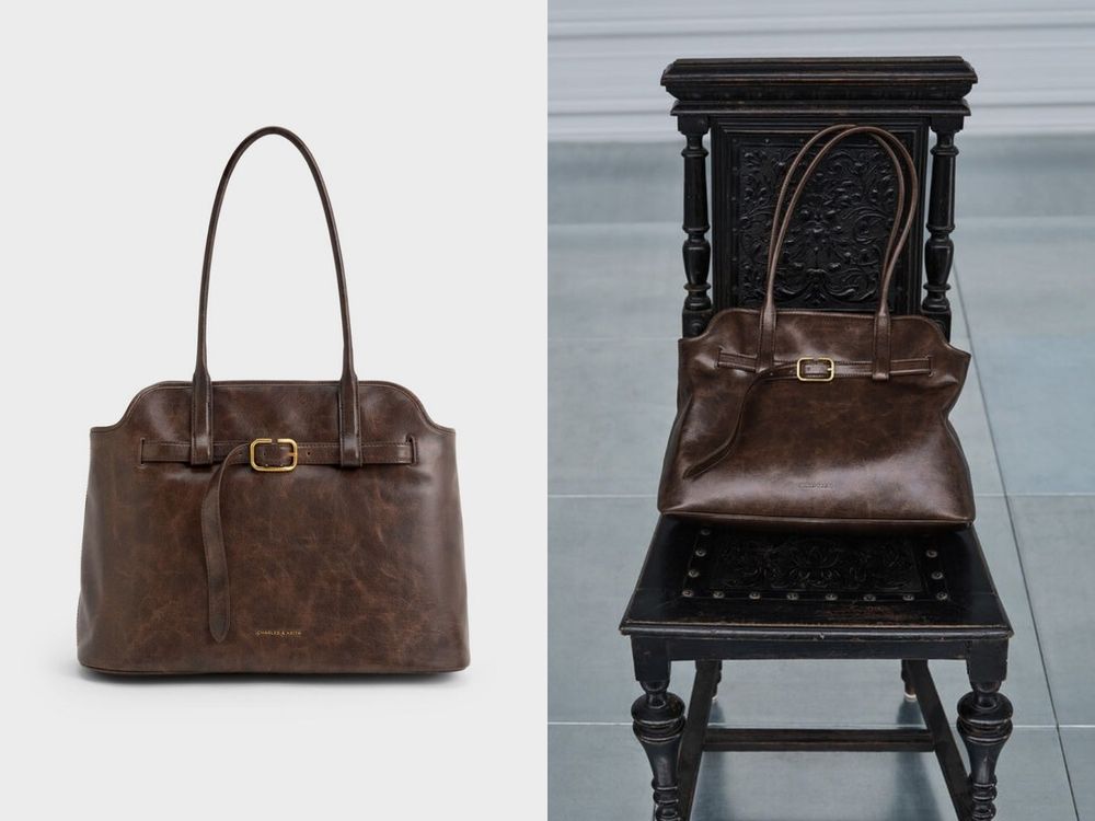 CHARLES & KEITH秋冬上新必買爆品Top8！超夯托特包悄悄補貨、兩穿長靴韓妞人腳一雙！-17