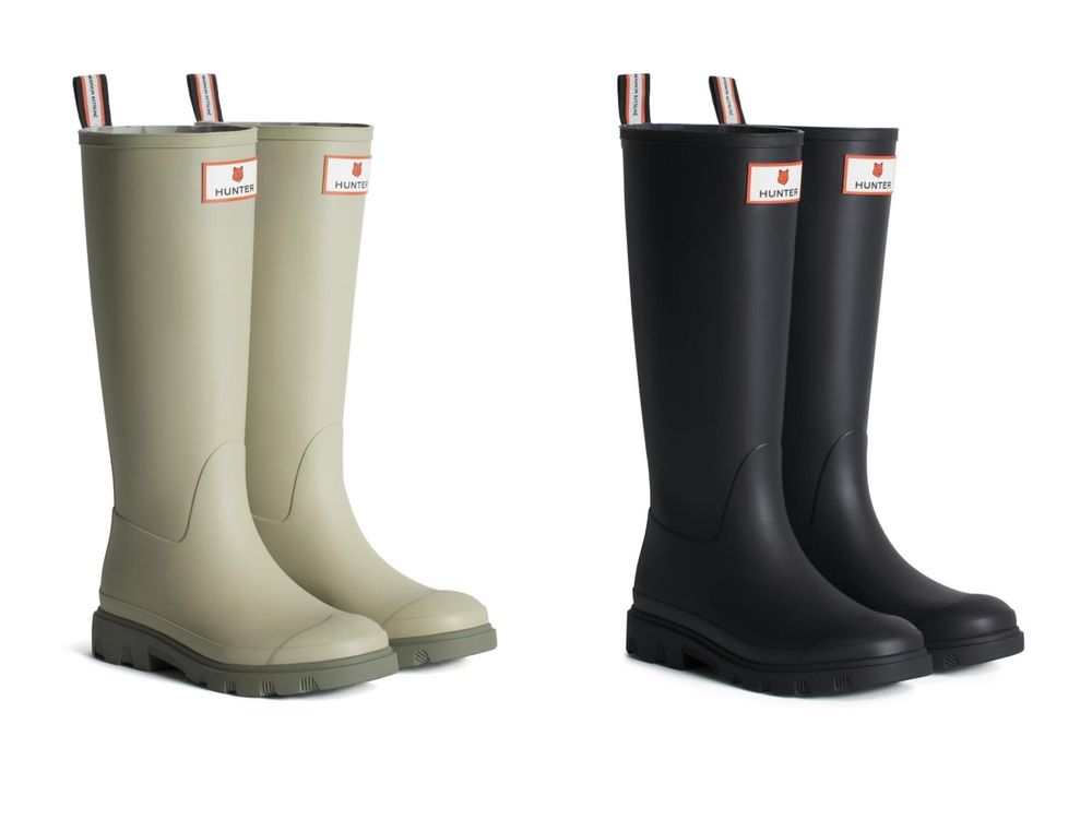 下雨好需要！Maison Kitsuné小狐狸「Hunter聯名」這雙根本最美雨靴天花板！-16