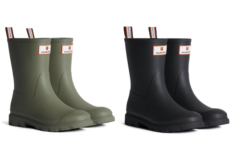 下雨好需要！Maison Kitsuné小狐狸「Hunter聯名」這雙根本最美雨靴天花板！-15