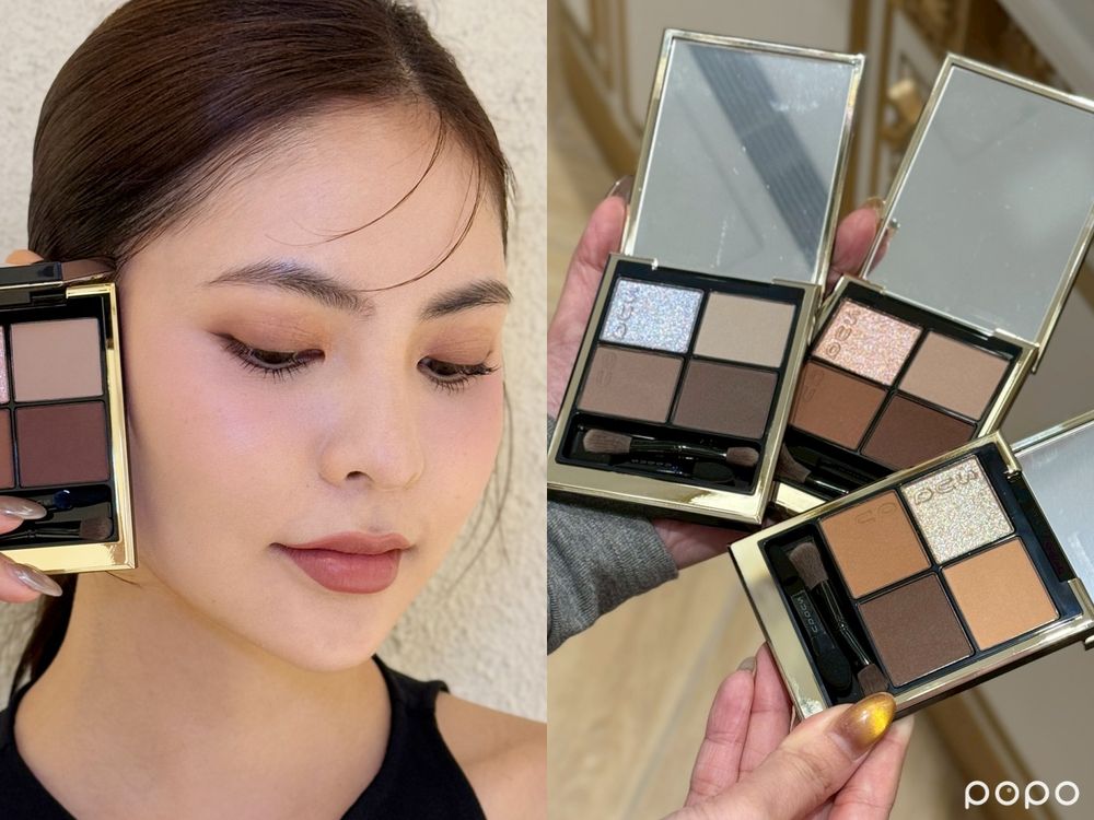 SUQQU化身聖誕眼影盤富翁！3款大地限定色＋璀璨眼影組、珍珠頰彩液必收藏，首次推出白色偏光包裝、仙氣飄飄！-10