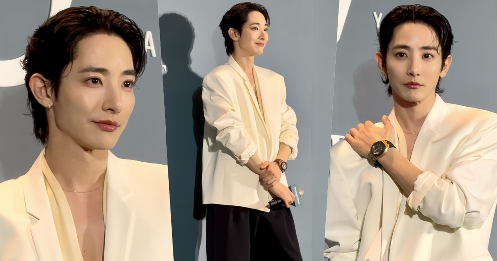 太子妃們好幸褔！「人間蠱王」李洙赫驚喜現身Audemars Piguet活動！深V西裝＋玫瑰金豪錶、帥到不敢多看兩眼-1