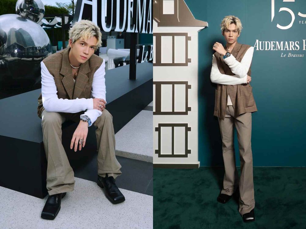 已經太幸福！男神「李洙赫」手戴百萬豪錶出席Audemars Piguet活動！蕭敬騰、彭千祐都來了！-6
