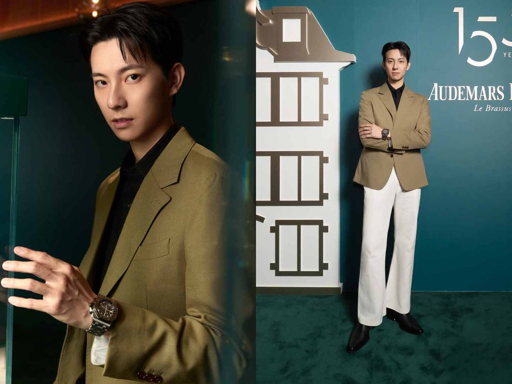 已經太幸福！男神「李洙赫」手戴百萬豪錶出席Audemars Piguet活動！蕭敬騰、彭千祐都來了！-4