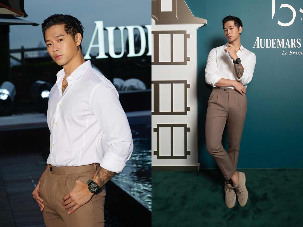 已經太幸福！男神「李洙赫」手戴百萬豪錶出席Audemars Piguet活動！蕭敬騰、彭千祐都來了！-9