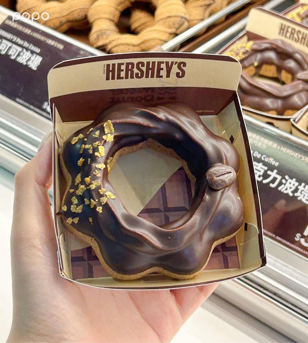 Mister Donut跟HERSHEY'S聯名了！超爆濃郁「開心果可可巧貝、生可可波堤」巧克力控必吃！-14