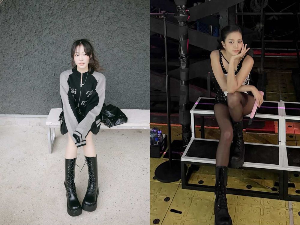 韓國女生都這樣穿！2025秋冬靴子穿搭重點公開！寬靴強勢回歸、皺摺細節是今年關鍵字！-3