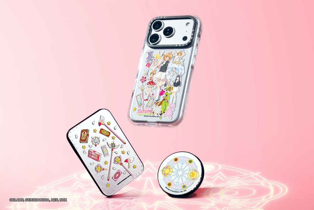 Y2K童年記憶喚醒！CASETiFY《庫洛魔法使》 聯名來了！小櫻、小可手機殼夢幻翻天！-2