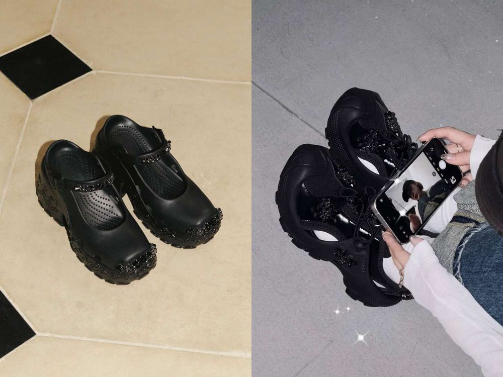 最夢幻Crocs洞洞鞋！再度聯名Simone Rocha！全新芭蕾風「瑪莉珍鞋、機能球鞋」呼聲超高！-10