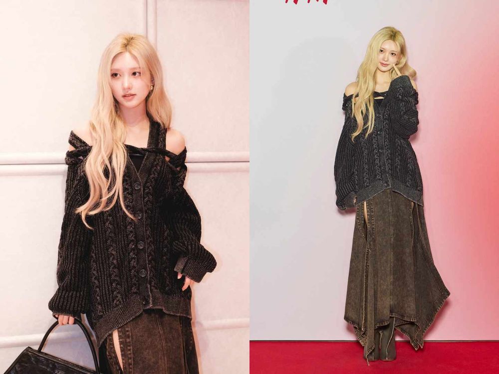 H&M首爾新店開幕！Mina、NMIXX Sullyoon、IVE秋天...美神降臨！一字排開超顧眼睛！-6