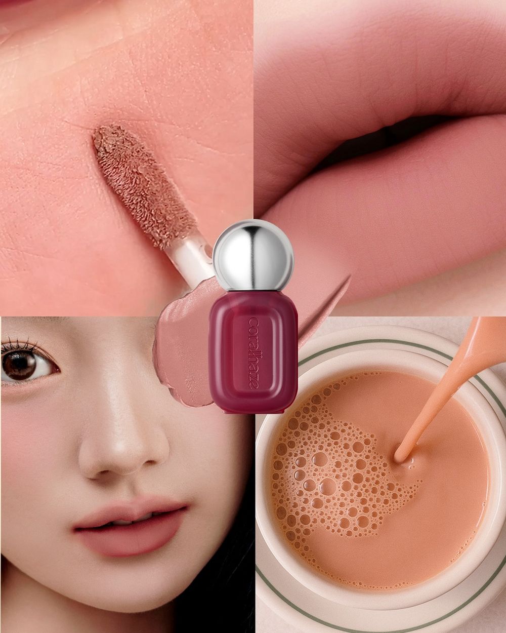 鎖頭唇釉出新招？！韓女瘋搶「熊熊唇釉吊飾」回歸，秋冬必擁有花瓣絲絨唇釉，TXT崔杋圭同款無花果奶茶色、太顯白！-5