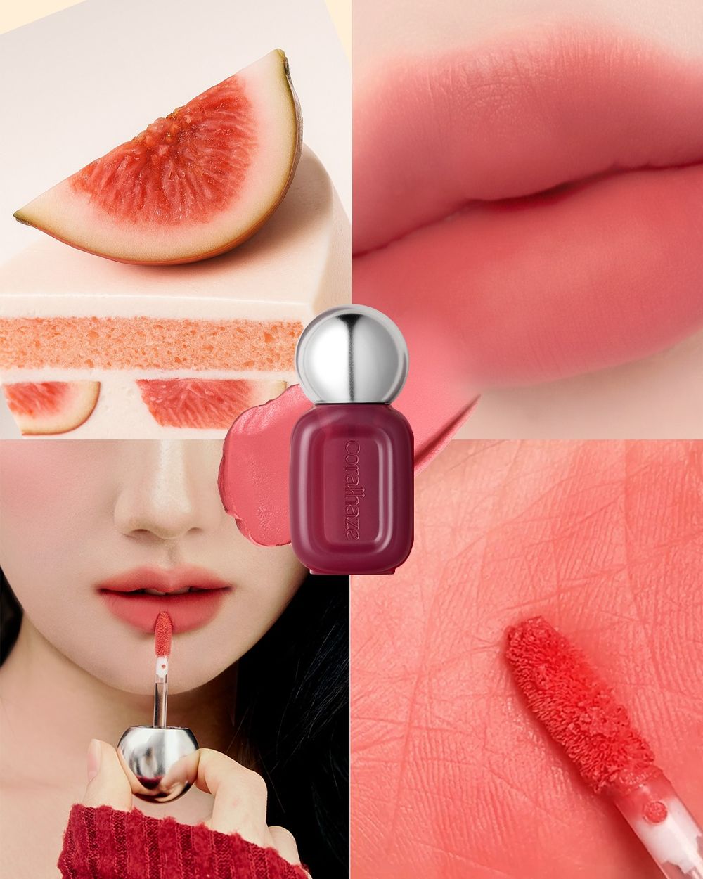 鎖頭唇釉出新招？！韓女瘋搶「熊熊唇釉吊飾」回歸，秋冬必擁有花瓣絲絨唇釉，TXT崔杋圭同款無花果奶茶色、太顯白！-6