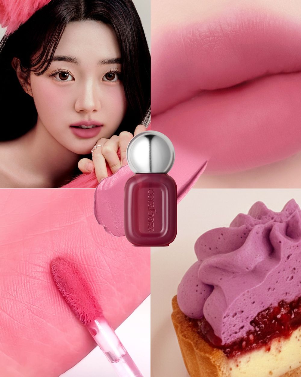 鎖頭唇釉出新招？！韓女瘋搶「熊熊唇釉吊飾」回歸，秋冬必擁有花瓣絲絨唇釉，TXT崔杋圭同款無花果奶茶色、太顯白！-7