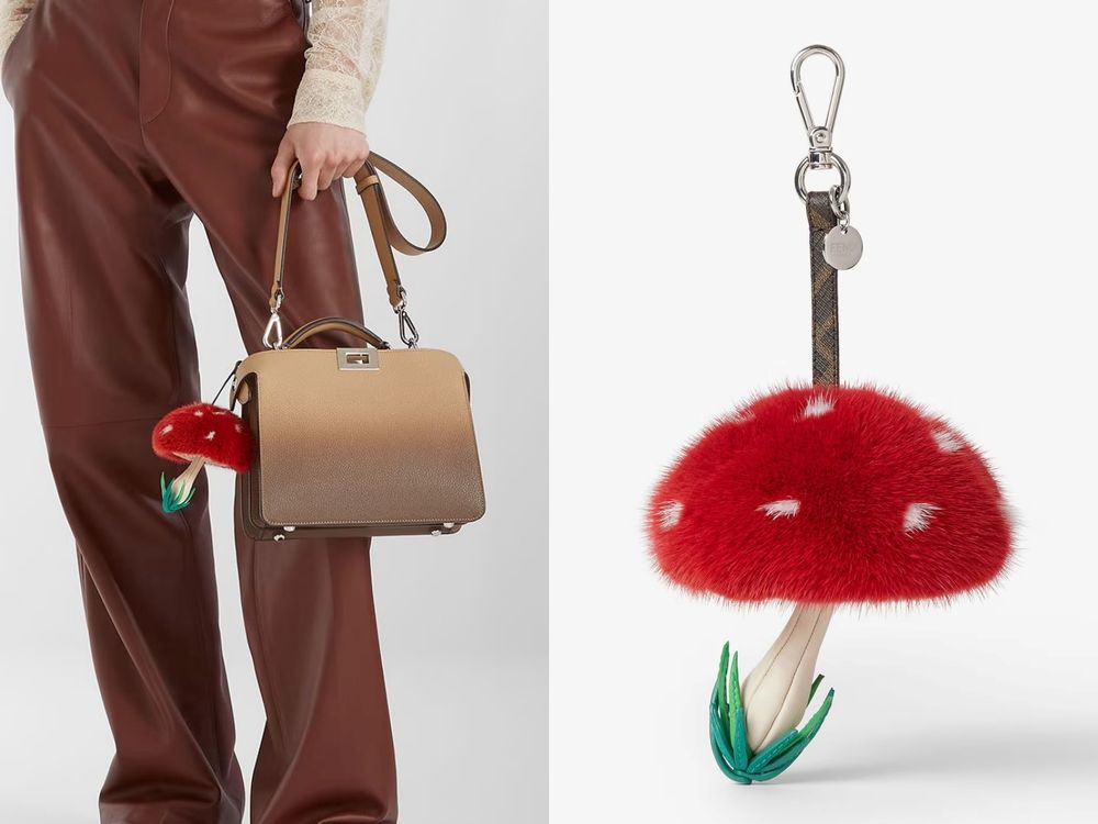 FENDI吊飾之王再出手！SKZ方燦愛不釋手「小松鼠」、GD頭巾狗、軟綿兔...根本逼人掏錢！-9