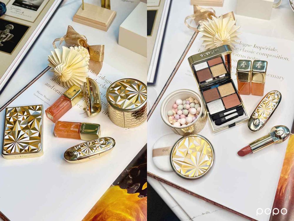 2025嬌蘭聖誕限定彩妝太夢幻！紅寶之吻唇膏、眼影盤換上紙藝外殼，限量璀璨唇膏彩殼＋24K金玻璃珠蜂印瓶必收藏！-24