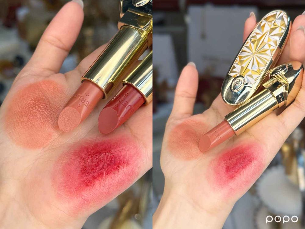 2025嬌蘭聖誕限定彩妝太夢幻！紅寶之吻唇膏、眼影盤換上紙藝外殼，限量璀璨唇膏彩殼＋24K金玻璃珠蜂印瓶必收藏！-21