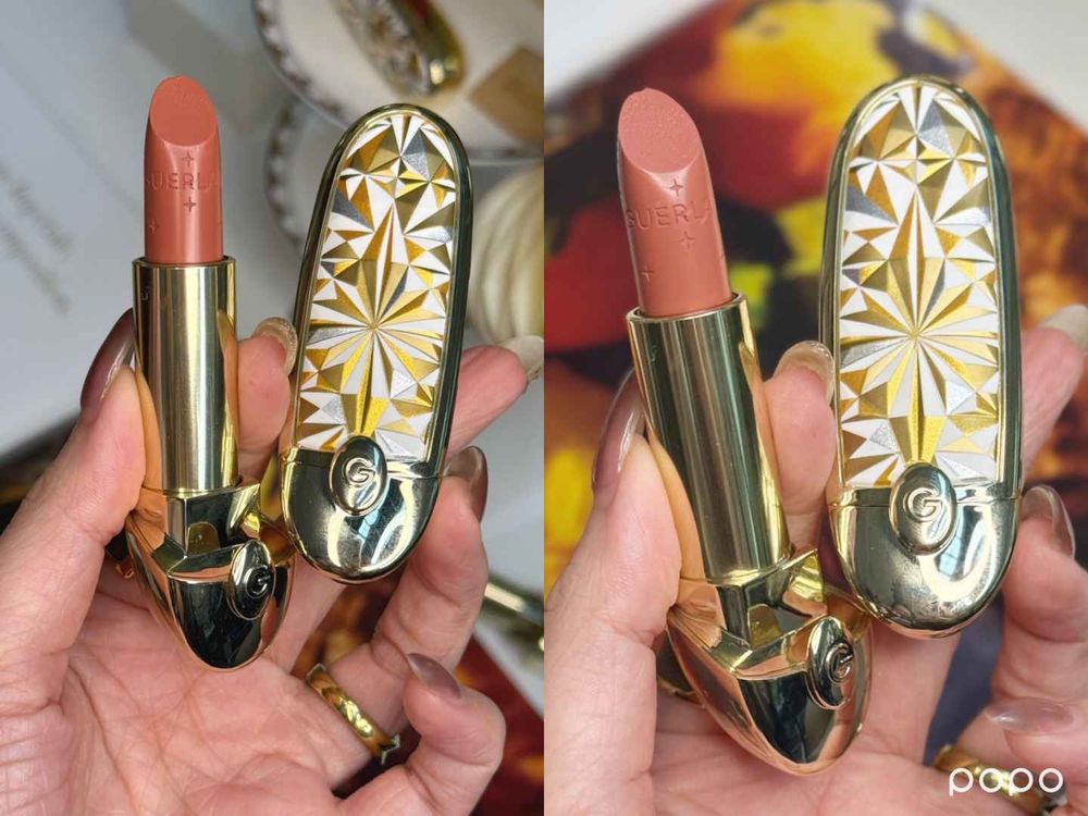 2025嬌蘭聖誕限定彩妝太夢幻！紅寶之吻唇膏、眼影盤換上紙藝外殼，限量璀璨唇膏彩殼＋24K金玻璃珠蜂印瓶必收藏！-22