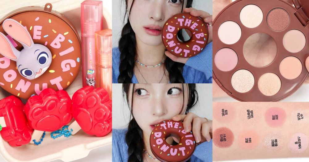 彩妝品化身童話故事！TONYMOLY「動物方城市」聯名彩妝登場，甜甜圈八色眼影、動物掌唇頰霜...，可愛受不了！-1