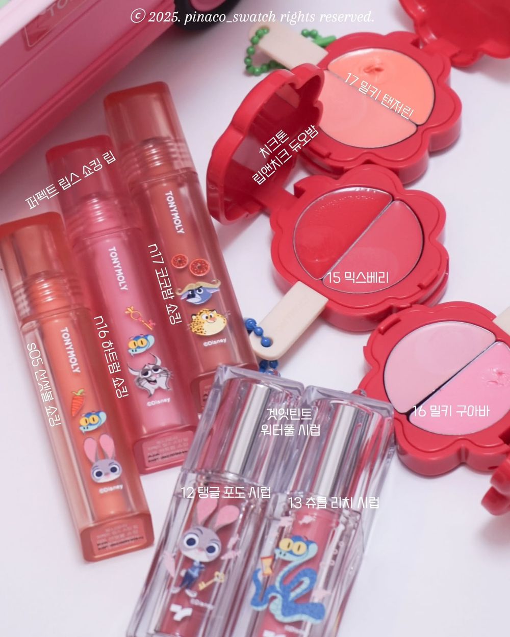 彩妝品化身童話故事！TONYMOLY「動物方城市」聯名彩妝登場，甜甜圈八色眼影、動物掌唇頰霜...，可愛受不了！-10