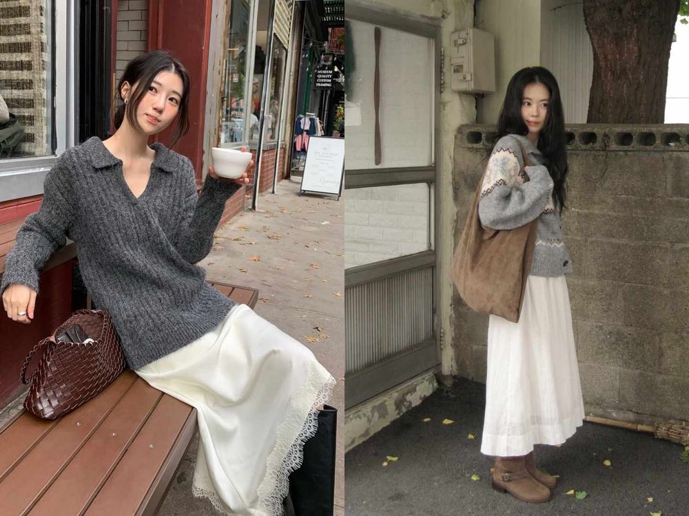 怎麼穿擺脫肉粽感？6招韓妞秋冬「針織毛衣」時髦穿搭法！每一招都不發胖、超顯瘦！-2