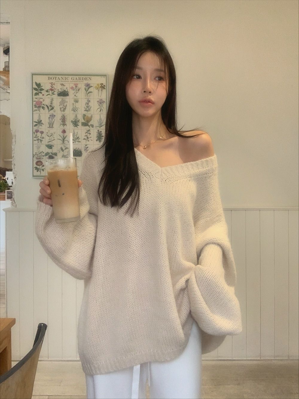 怎麼穿擺脫肉粽感？6招韓妞秋冬「針織毛衣」時髦穿搭法！每一招都不發胖、超顯瘦！-11