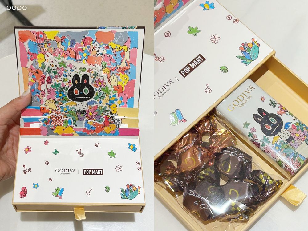 GODIVA又跟LABUBU聯名啦！超可愛造型巧克力、秋季限定「榛果巧克力霜淇淋」Q到捨不得吃！-12