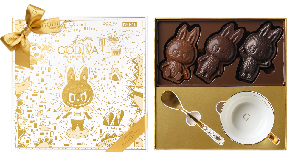 GODIVA又跟LABUBU聯名啦！超可愛造型巧克力、秋季限定「榛果巧克力霜淇淋」Q到捨不得吃！-13