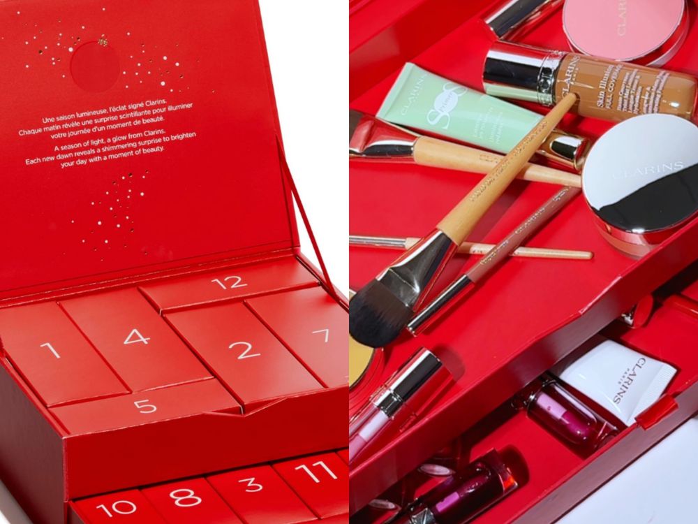 克蘭詩聖誕倒數月曆只要千元！12款人氣美妝一次入手、官網限定100組，小紅書狂推美唇油日落巴黎新色登場！-16