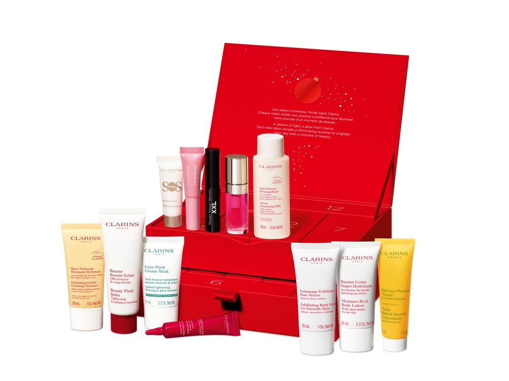 克蘭詩聖誕倒數月曆只要千元！12款人氣美妝一次入手、官網限定100組，小紅書狂推美唇油日落巴黎新色登場！-12