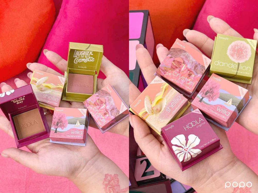 2025聖誕交換禮物推薦！benefit倒數月曆隱藏驚喜、千元入手萬元美妝，然竣同款毛孔隱形露、染唇液禮盒超划算！-4