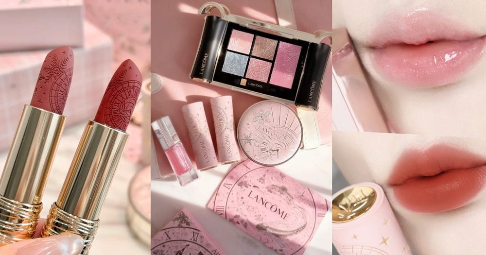 2025蘭蔻90週年聖誕限定彩妝美瘋了！奧賽時鐘絕美眼彩盤、絲絨小蠻腰、精華果凍唇蜜...引爆斷貨預感！-1