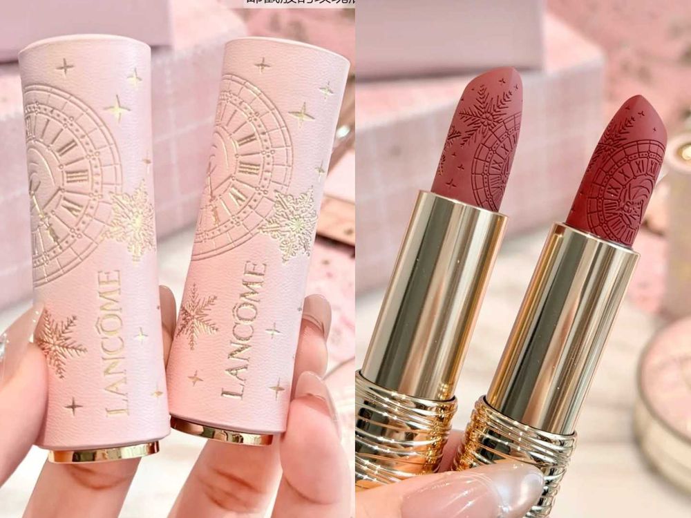 2025蘭蔻90週年聖誕限定彩妝美瘋了！奧賽時鐘絕美眼彩盤、絲絨小蠻腰、精華果凍唇蜜...引爆斷貨預感！-19