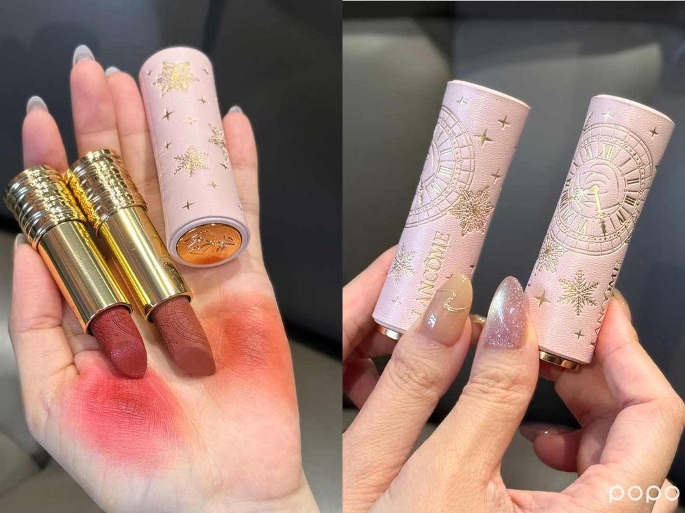 2025蘭蔻90週年聖誕限定彩妝美瘋了！奧賽時鐘絕美眼彩盤、絲絨小蠻腰、精華果凍唇蜜...引爆斷貨預感！-10