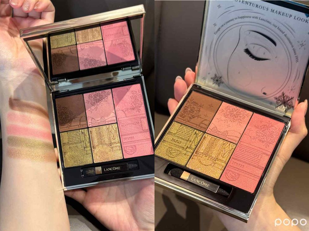 2025蘭蔻90週年聖誕限定彩妝美瘋了！奧賽時鐘絕美眼彩盤、絲絨小蠻腰、精華果凍唇蜜...引爆斷貨預感！-8