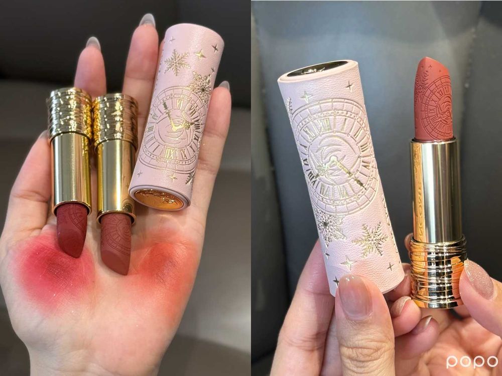 2025蘭蔻90週年聖誕限定彩妝美瘋了！奧賽時鐘絕美眼彩盤、絲絨小蠻腰、精華果凍唇蜜...引爆斷貨預感！-9