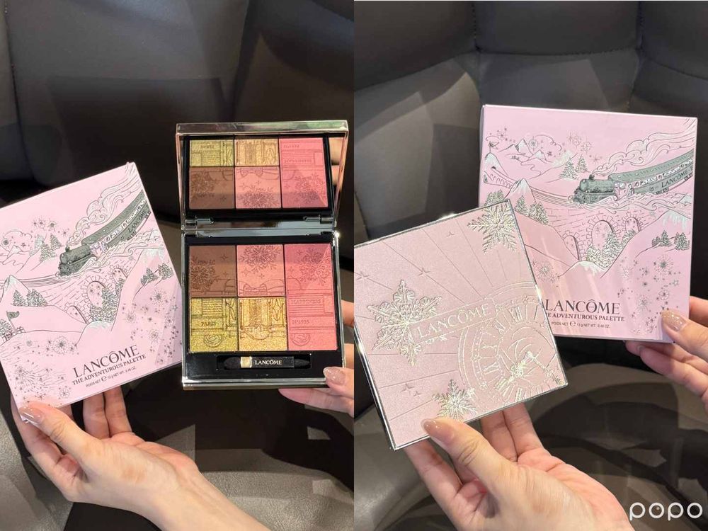 2025蘭蔻90週年聖誕限定彩妝美瘋了！奧賽時鐘絕美眼彩盤、絲絨小蠻腰、精華果凍唇蜜...引爆斷貨預感！-7