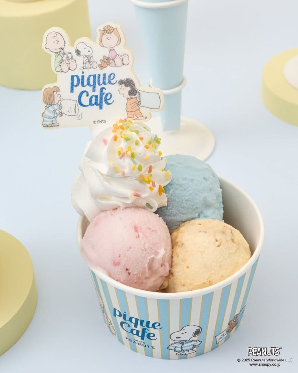 Gelato Pique Cafe跟史努比聯名了！萌炸「史努比棉花糖拿鐵、查理布朗花生醬可麗餅」Q到捨不得吃！-3