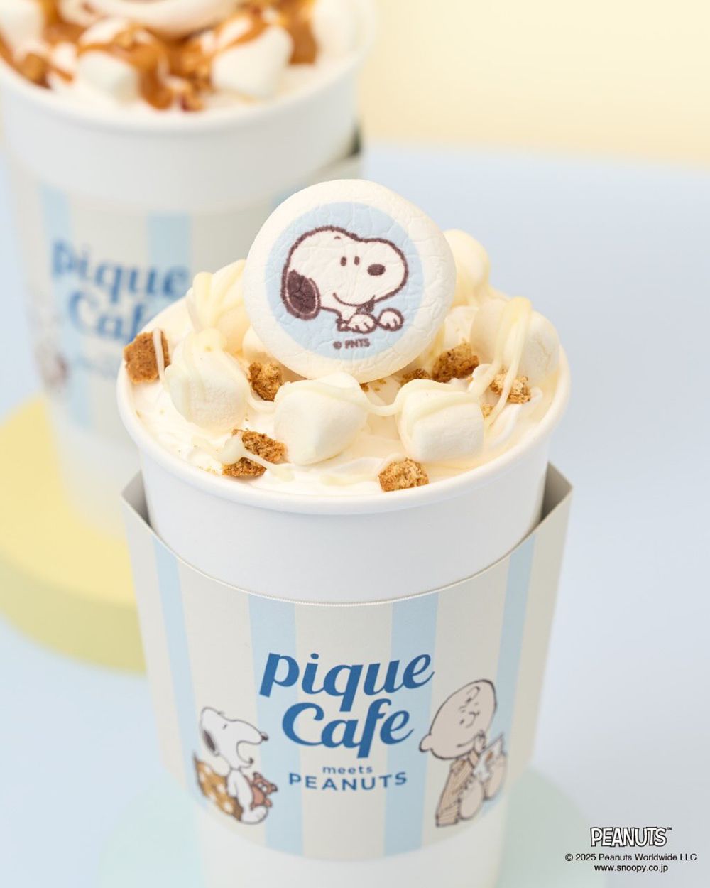 Gelato Pique Cafe跟史努比聯名了！萌炸「史努比棉花糖拿鐵、查理布朗花生醬可麗餅」Q到捨不得吃！-13