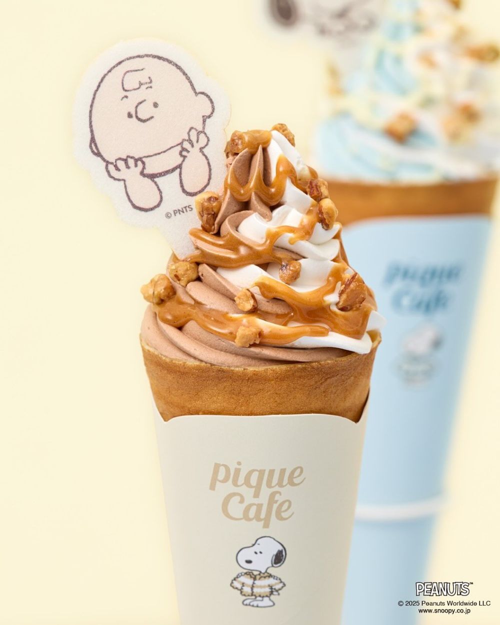 Gelato Pique Cafe跟史努比聯名了！萌炸「史努比棉花糖拿鐵、查理布朗花生醬可麗餅」Q到捨不得吃！-11