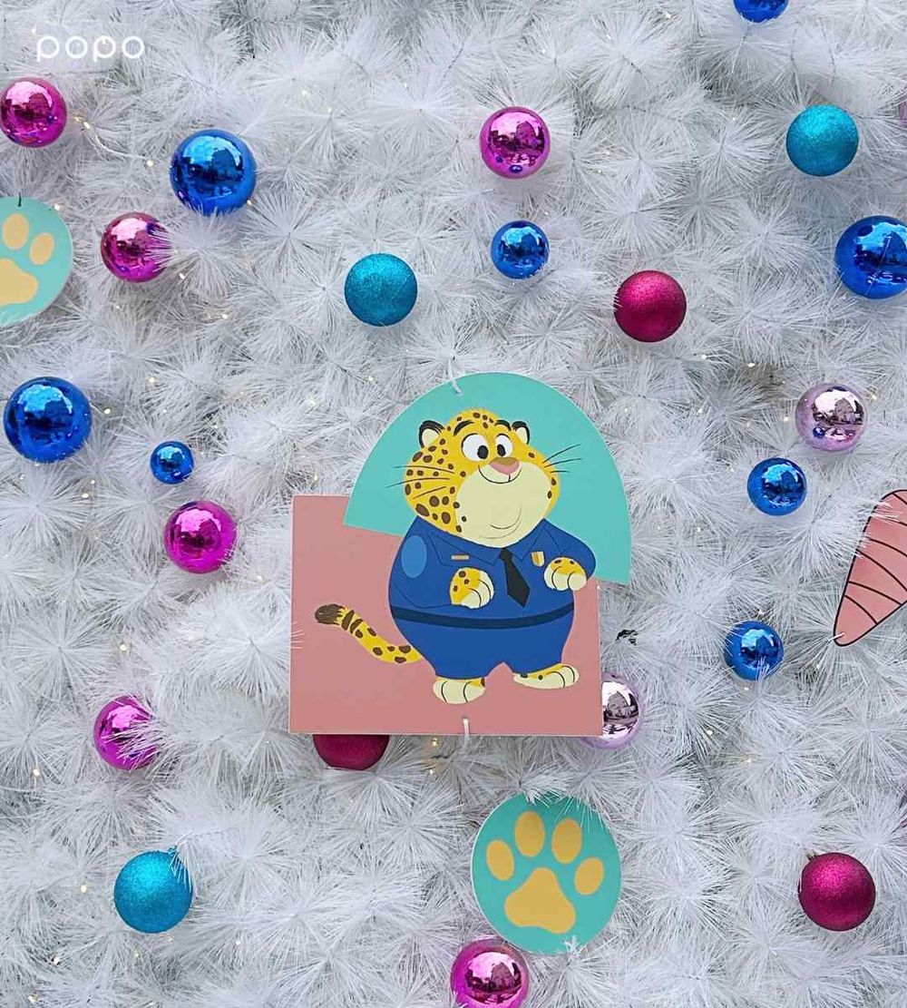 2025聖誕節必拍「動物方城市2聖誕樹」！雪白聖誕樹+狐狸紅綠燈太欠拍、新角色矮袋鼠也現身！-7