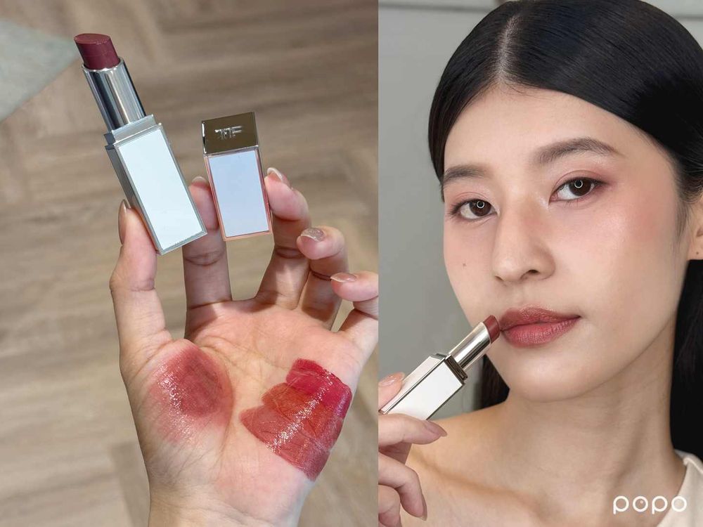 年度必擁有頂奢唇膏！TOM FORD設計師唇膏換上限量T字＋雕紋外殼，2025聖誕限定「雪白彩妝」飄仙氣！-8