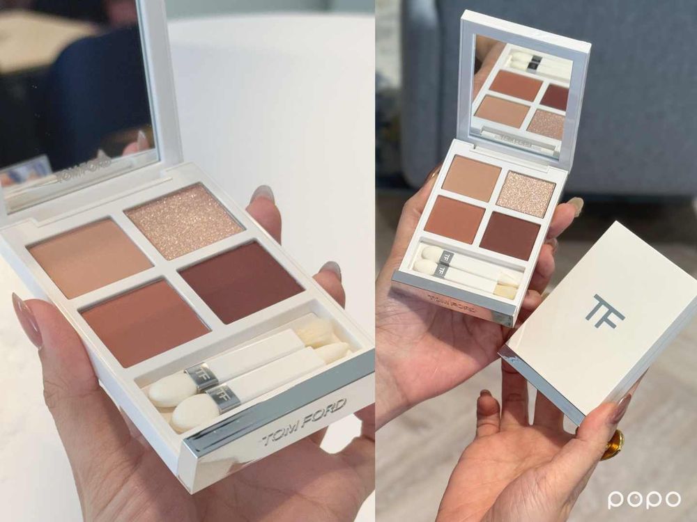 年度必擁有頂奢唇膏！TOM FORD設計師唇膏換上限量T字＋雕紋外殼，2025聖誕限定「雪白彩妝」飄仙氣！-13