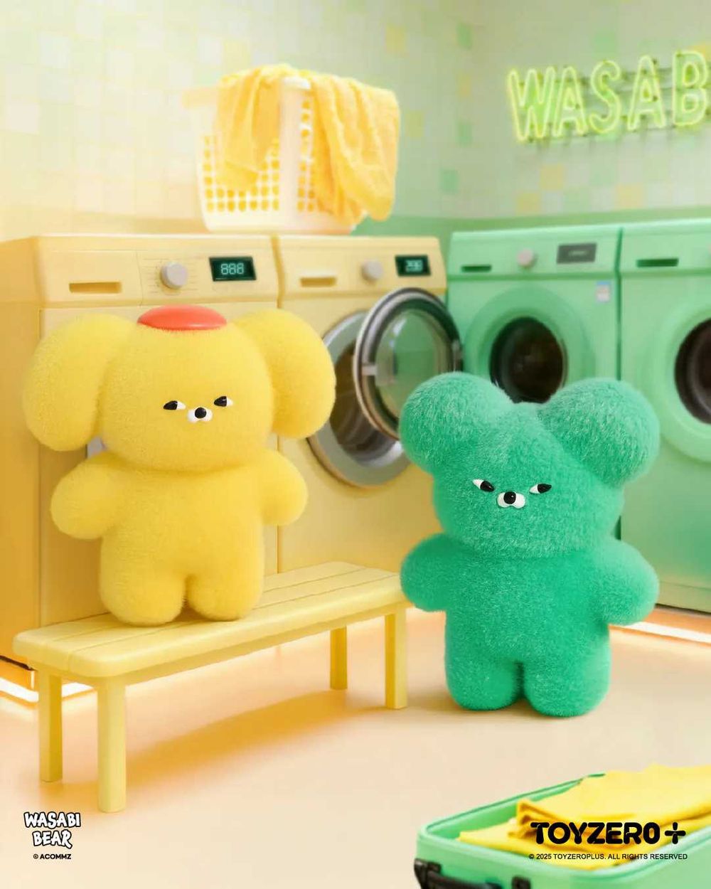 社群爆紅Wasabi Bear又有新品了！萌翻「芥末熊外出小夥伴」盲盒吊飾還附娃包、台灣這天開賣！-7