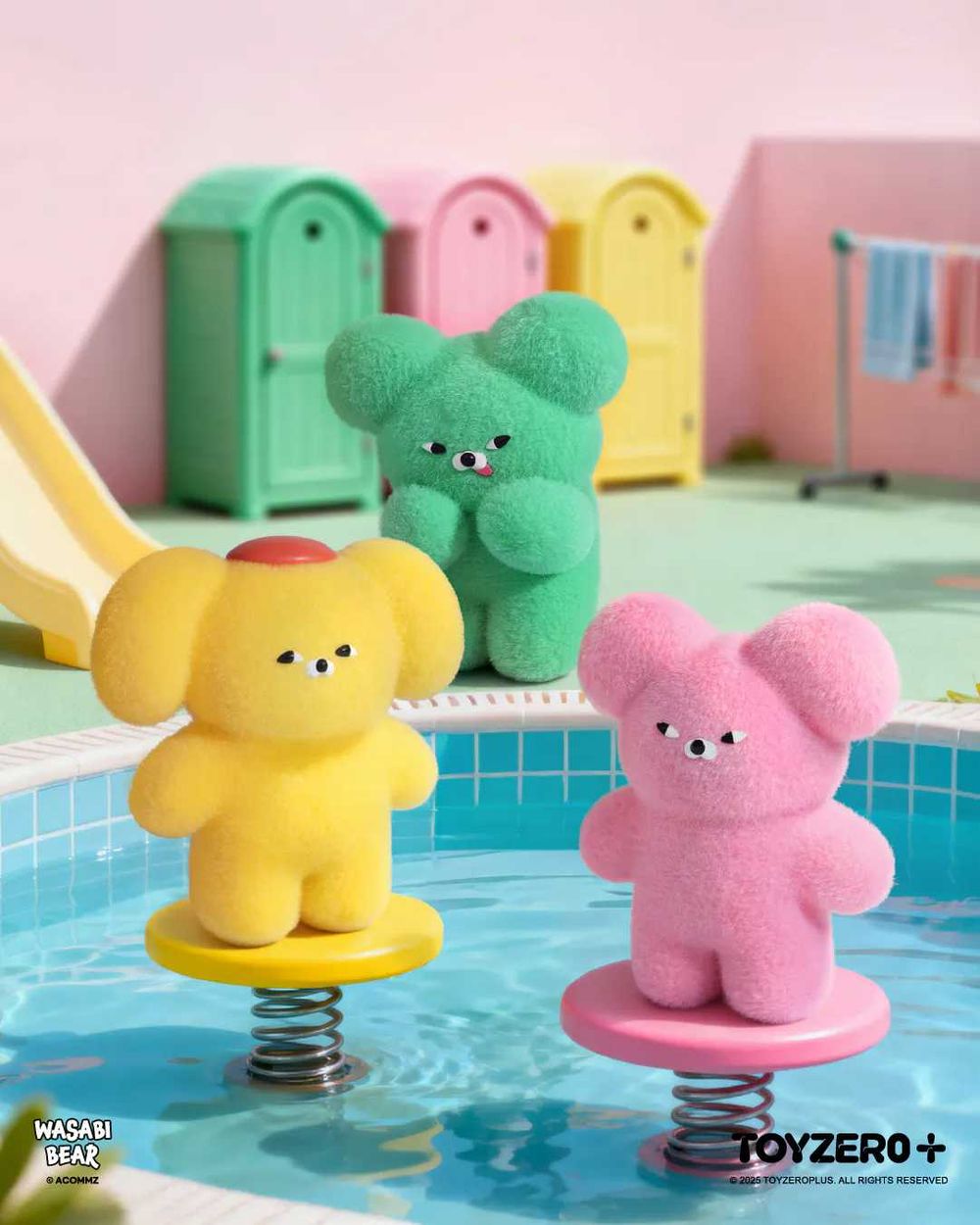 社群爆紅Wasabi Bear又有新品了！萌翻「芥末熊外出小夥伴」盲盒吊飾還附娃包、台灣這天開賣！-8