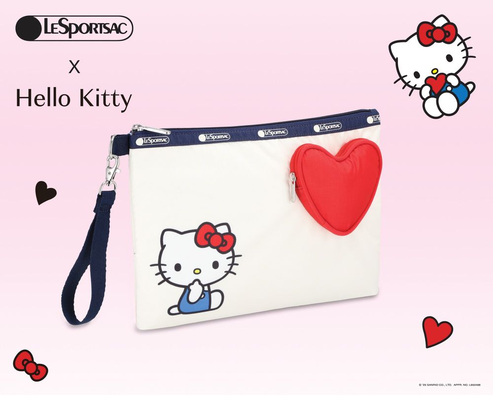 今年別再錯過！LeSportsac再度聯名Hello Kitty「蝴蝶結愛心包」可愛爆！手慢搶不到！-10