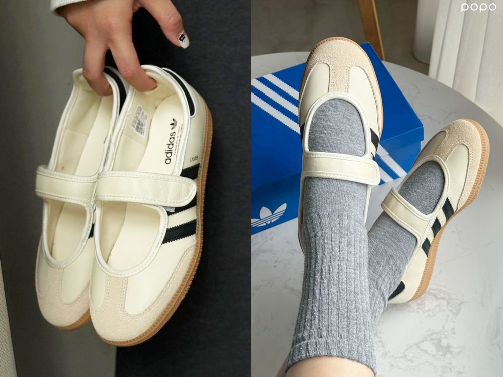 愛迪達又來放火！4大新爆款「芭蕾瑪莉珍鞋」推薦！Samba奶油新色超美、這雙韓妞都在瘋！-5