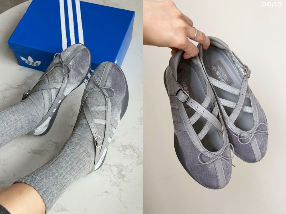 愛迪達又來放火！4大新爆款「芭蕾瑪莉珍鞋」推薦！Samba奶油新色超美、這雙韓妞都在瘋！-3