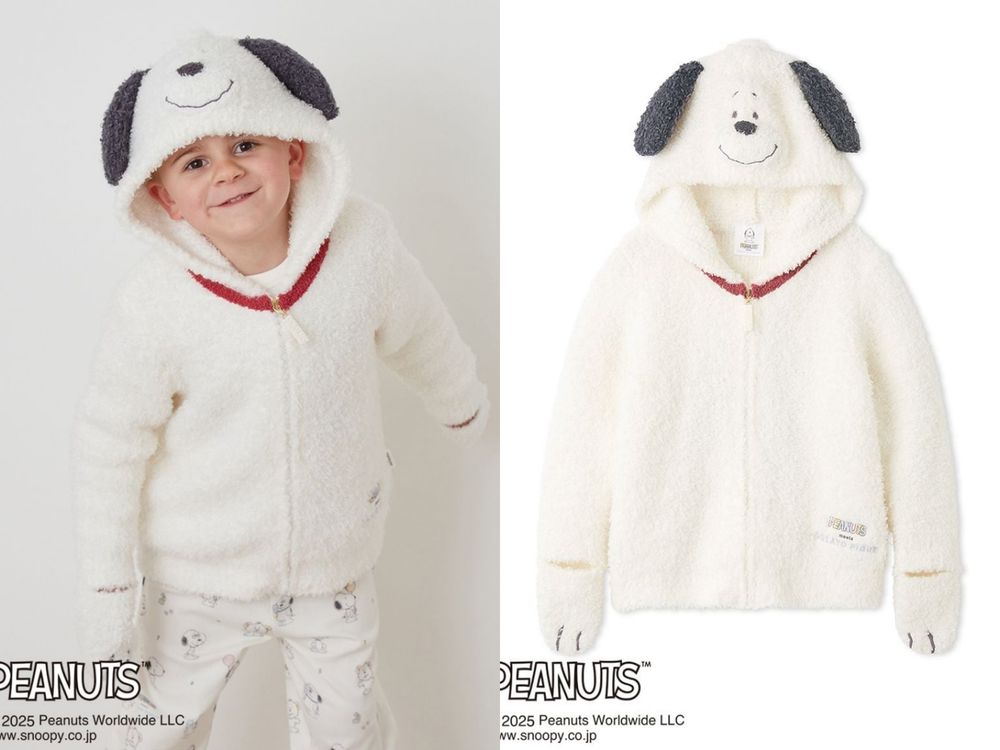 這波真的忍不了！GELATO PIQUE史努比聯名可愛爆擊！軟綿睡衣、襪子...連小孩外套我都要！-2